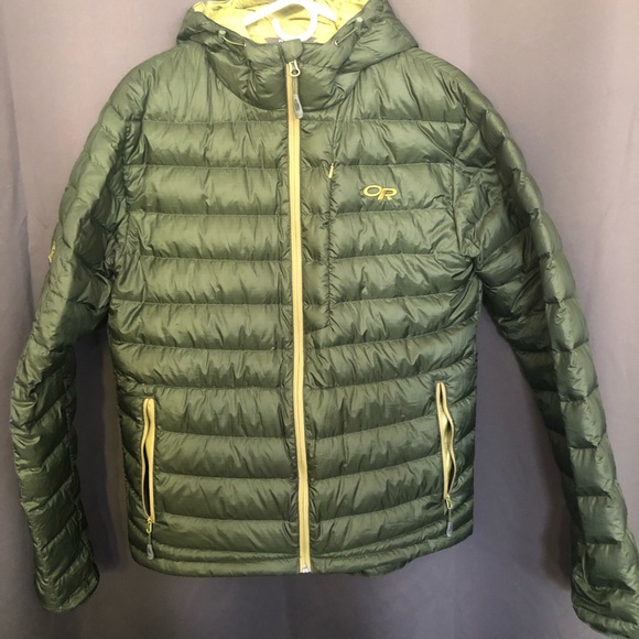 outdoor research men's transcendent down hoody
